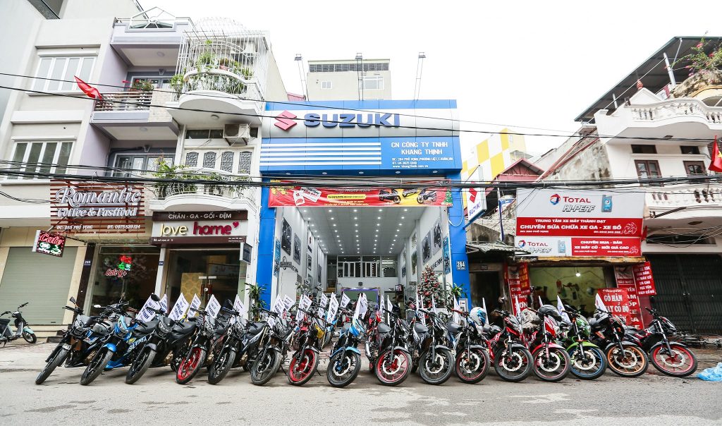 Suzuki Khang Thịnh là nhà phân phối hàng đầu của hãng xe máy Suzuki Việt Nam