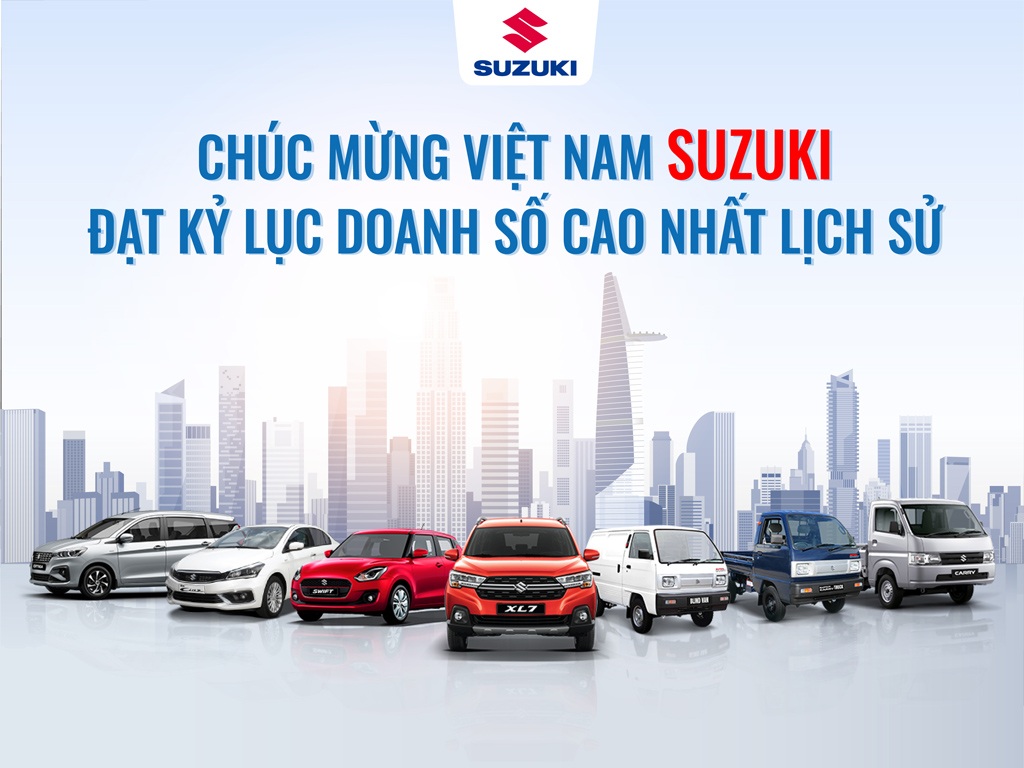 Suzuki Việt Nam đạt kỷ lục doanh số cao nhất lịch sử